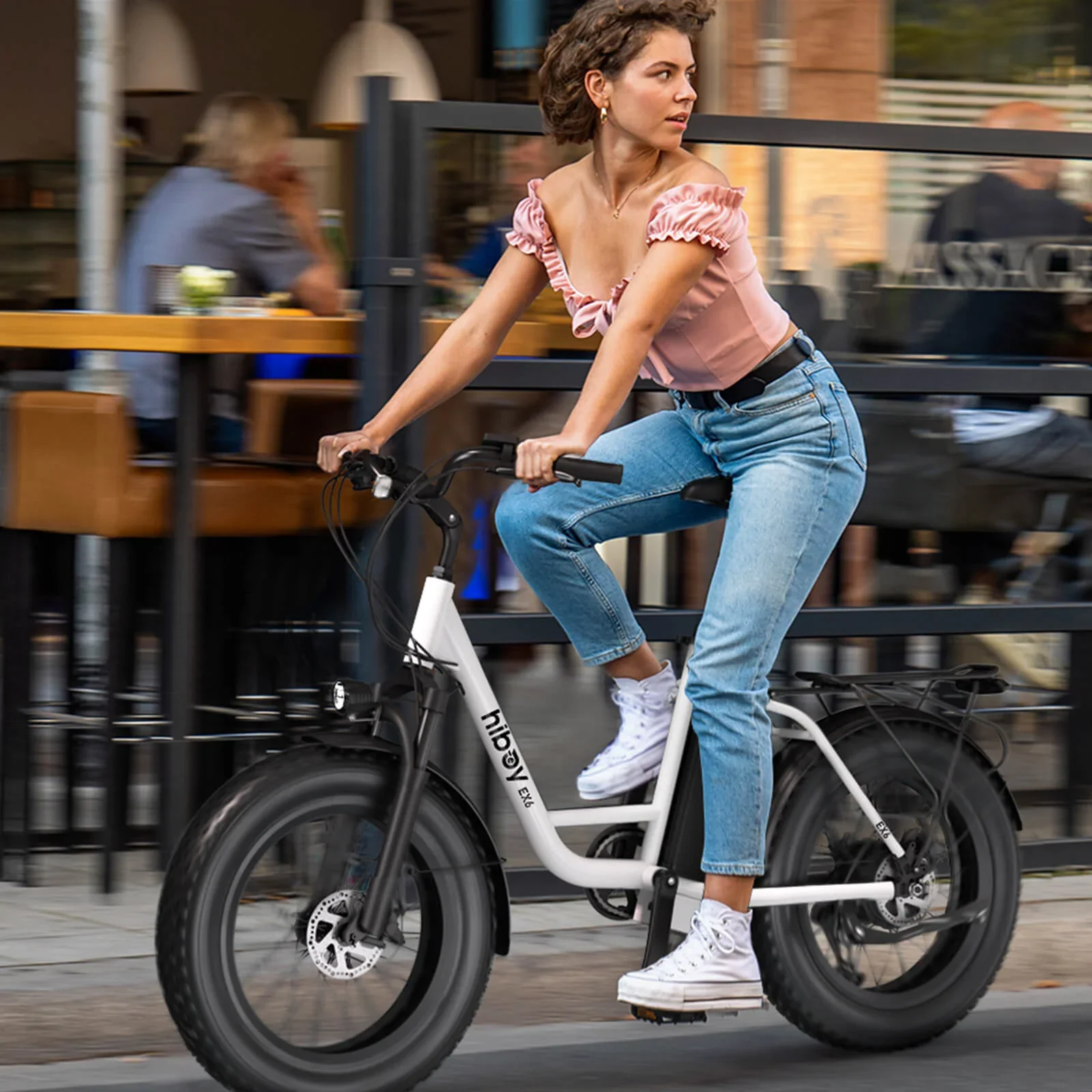 Hiboy EX6 Step-thru Fat Tire Electric Bike - Image 4