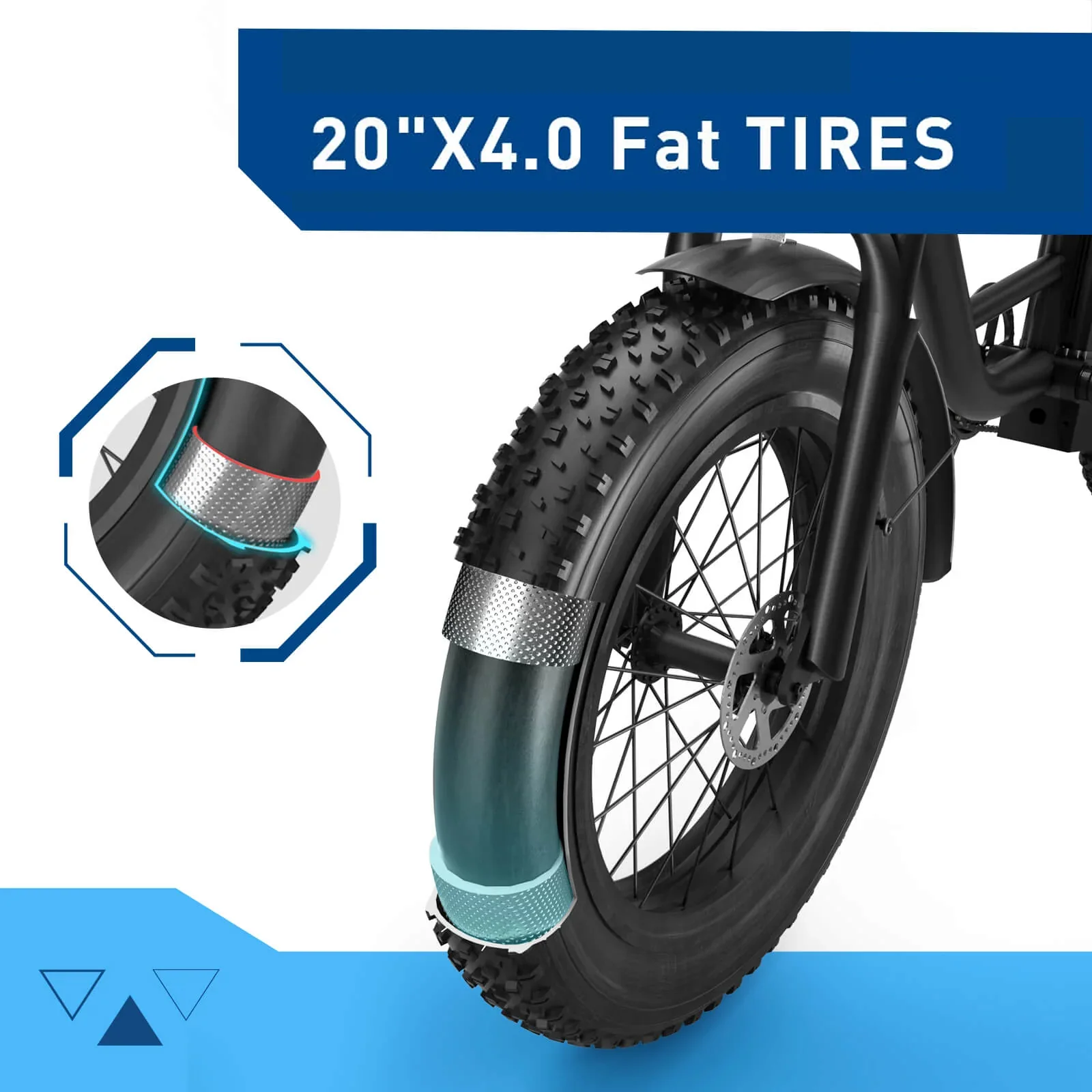 Hiboy EX6 Step-thru Fat Tire Electric Bike - Image 7