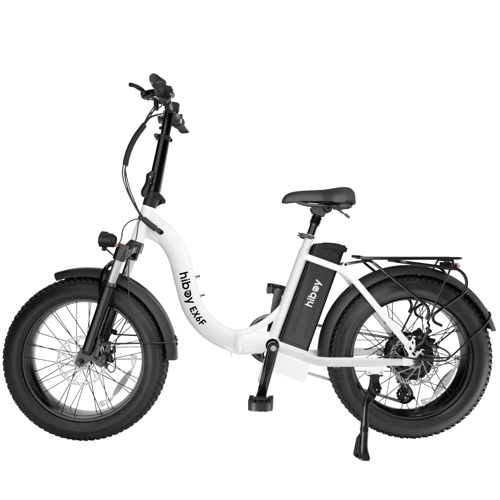 Hiboy EX6F Folding Fat Tire Electric Bike - Image 3