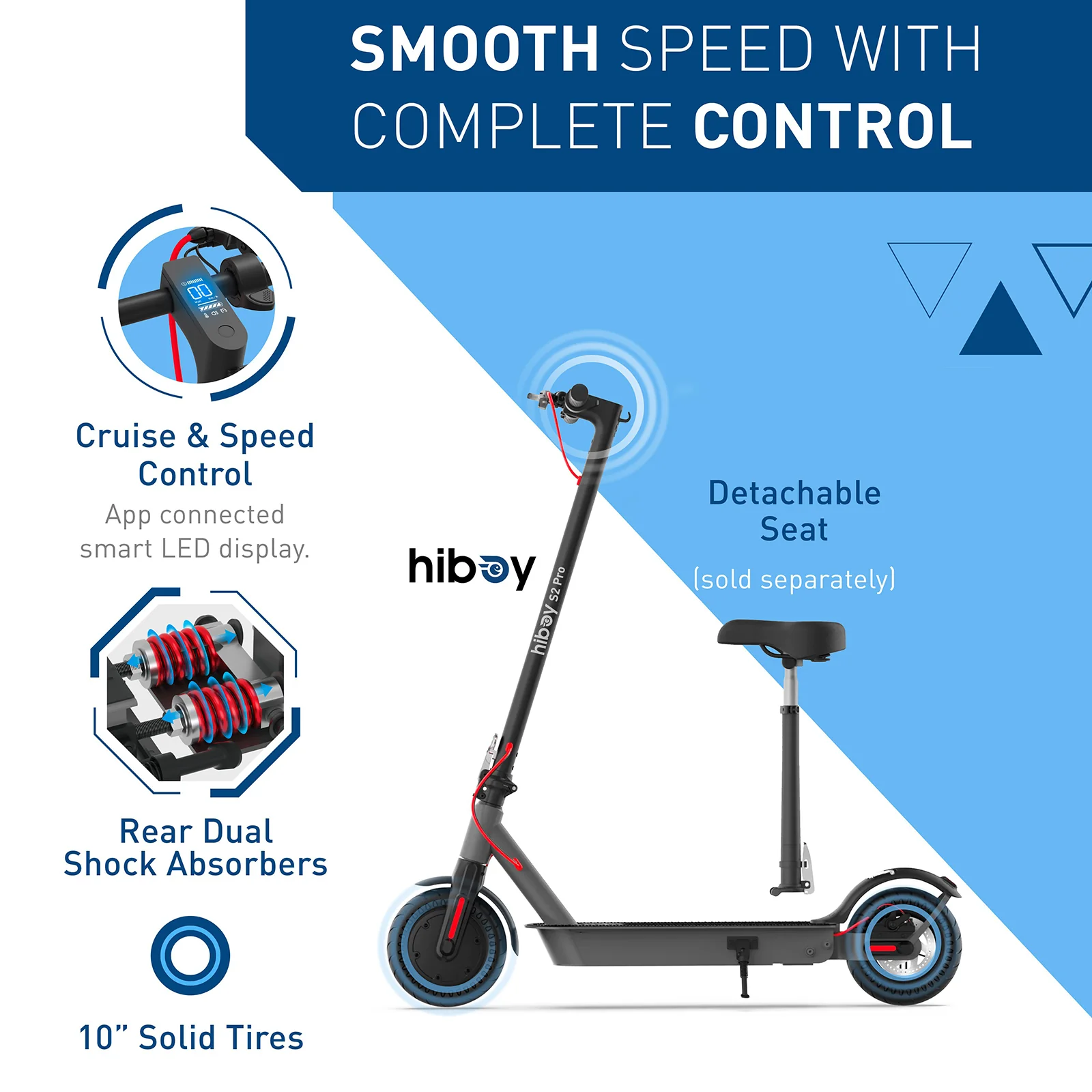Hiboy S2 Pro Electric Scooter for City Commuter - Image 6